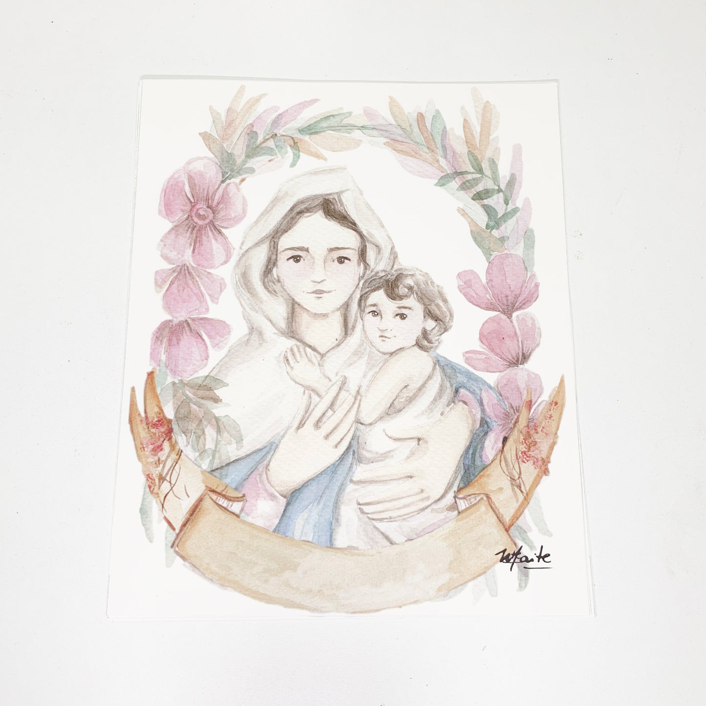 Lámina de Mater de Schoenstatt - Print - Maria Mírame