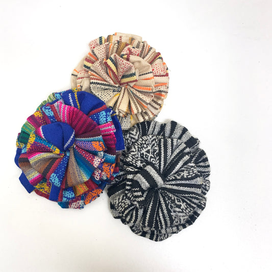 Broches de Flor para la Ropa en Tela - Mi TIerra
