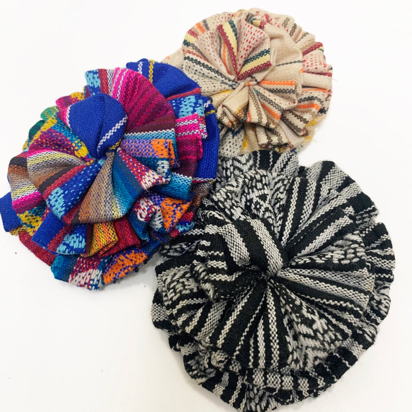 Broches de Flor para la Ropa en Tela - Mi TIerra