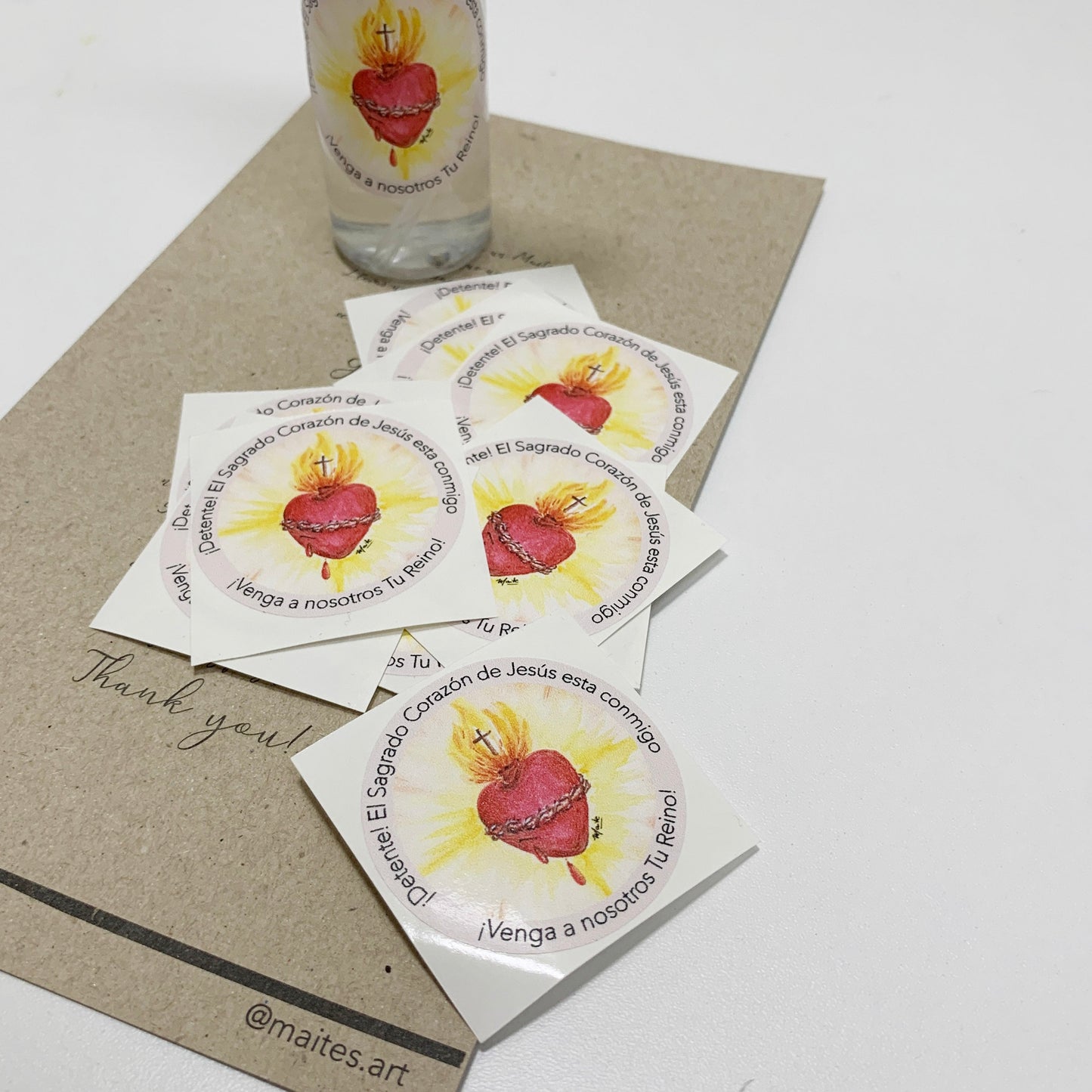 Bajo Pedido - Sticker de Vinil 4.5cm Diametro - Pack x 20+