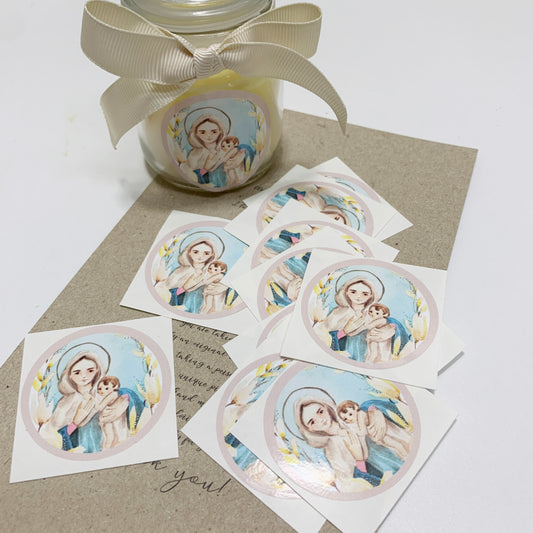 Bajo Pedido - Sticker de Vinil 4.5cm Diametro - Pack x 20+