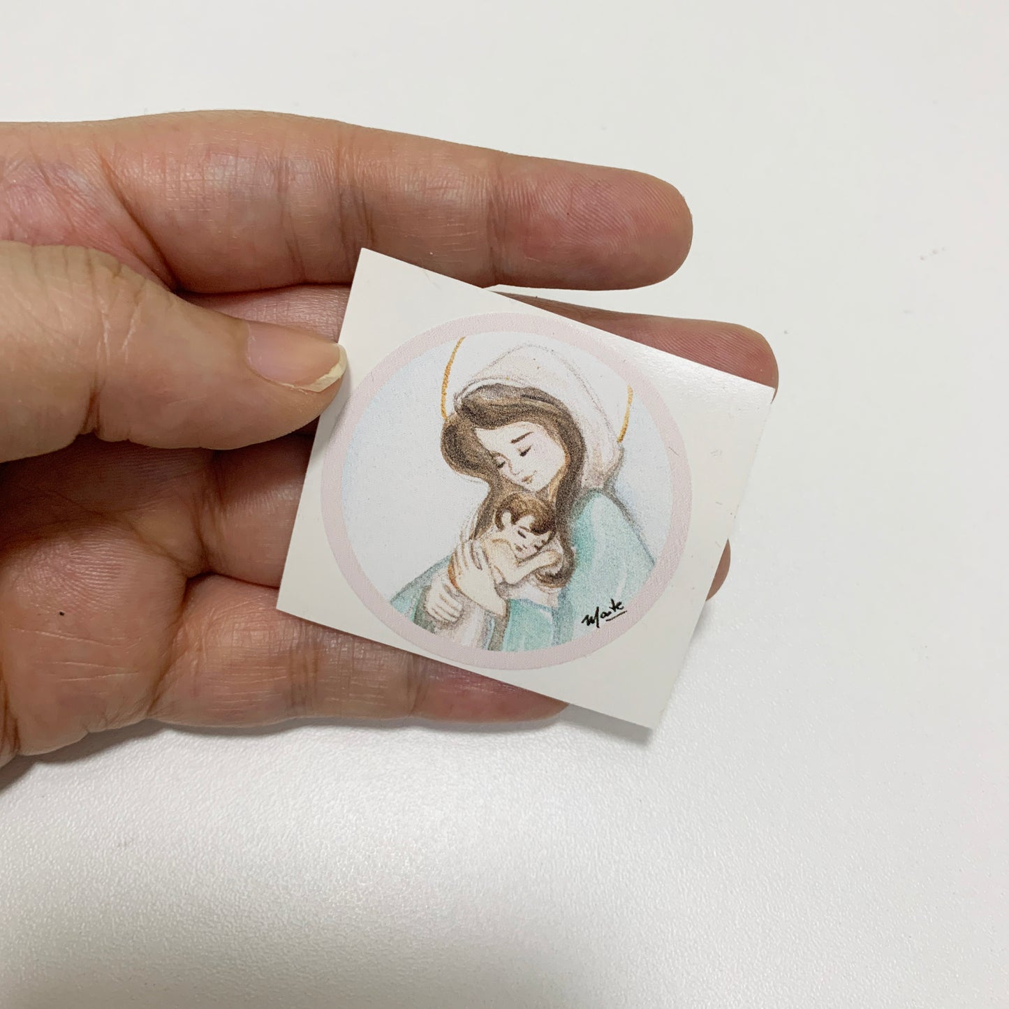 Sticker - Virgen de la Alegría - Pack x 10+
