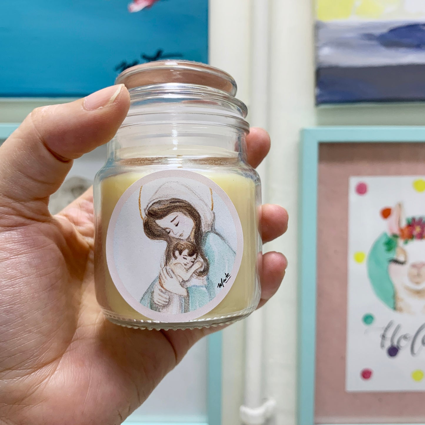 Sticker - Virgen de la Alegría - Pack x 10+