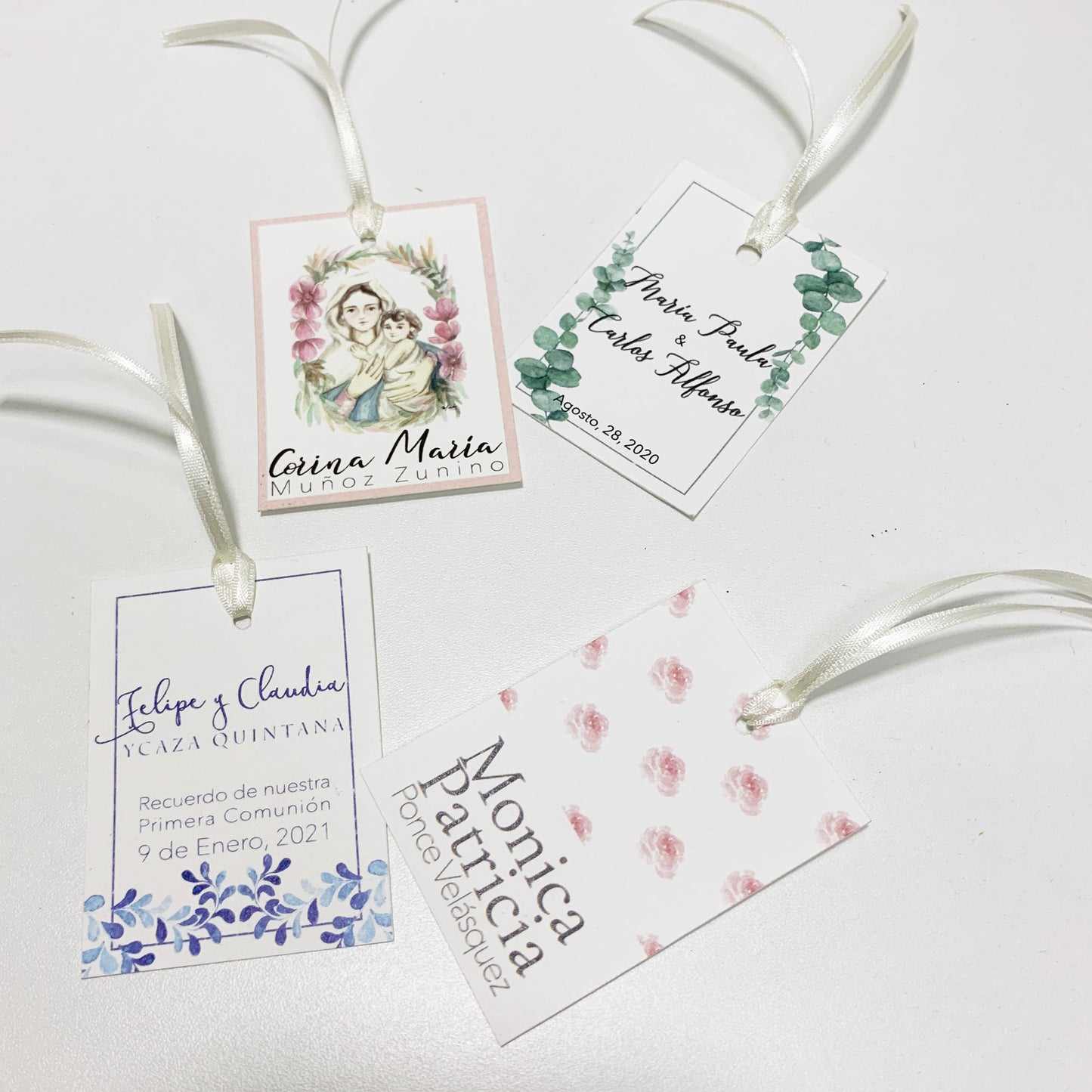 Bajo Pedido - Tarjetas Pequeñas Personalizadas - Pack x 10 +