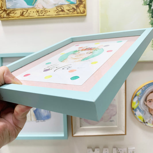 Hello Llama - Acuarela original