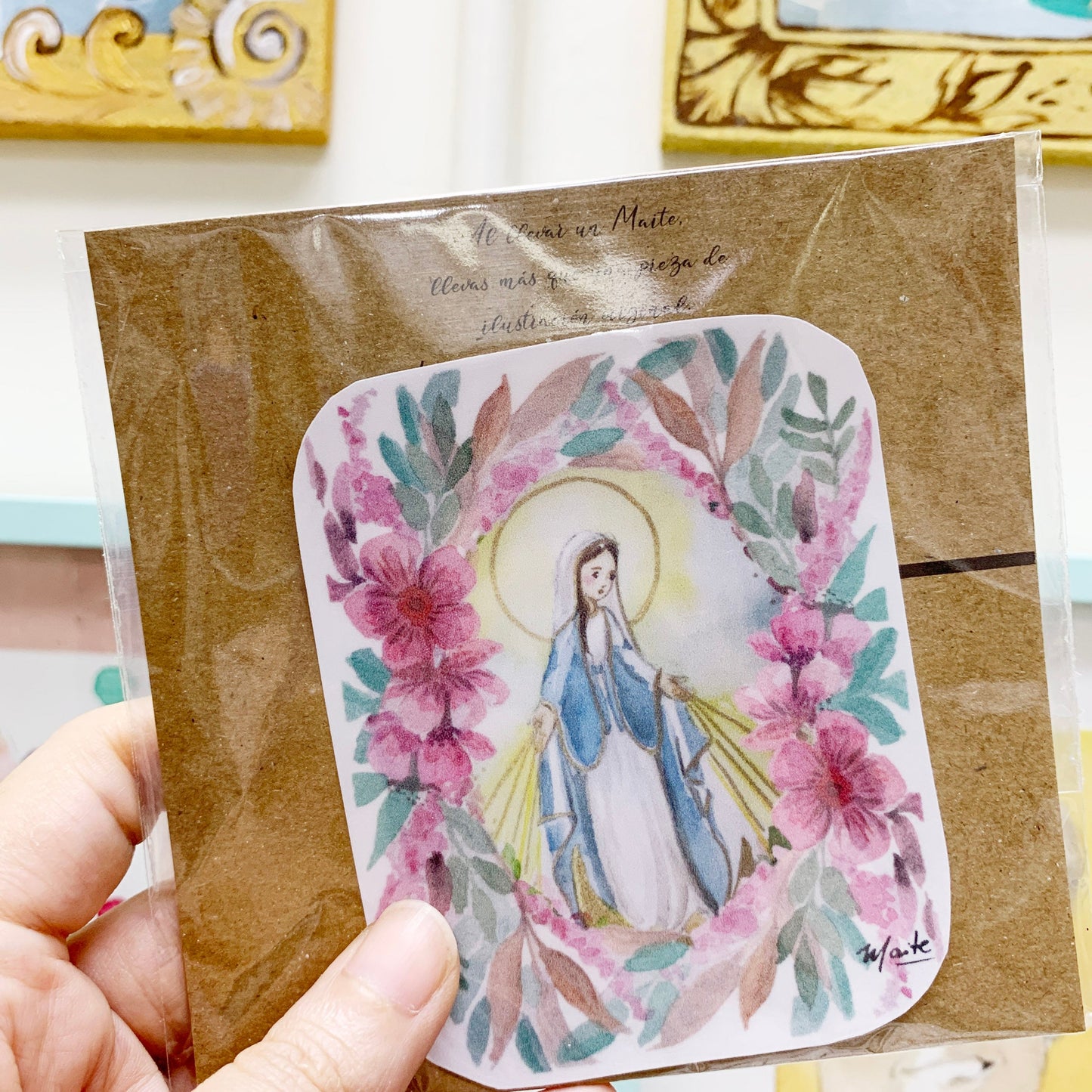 Stickers de Vinil Transparente Grandes - Pack de 3