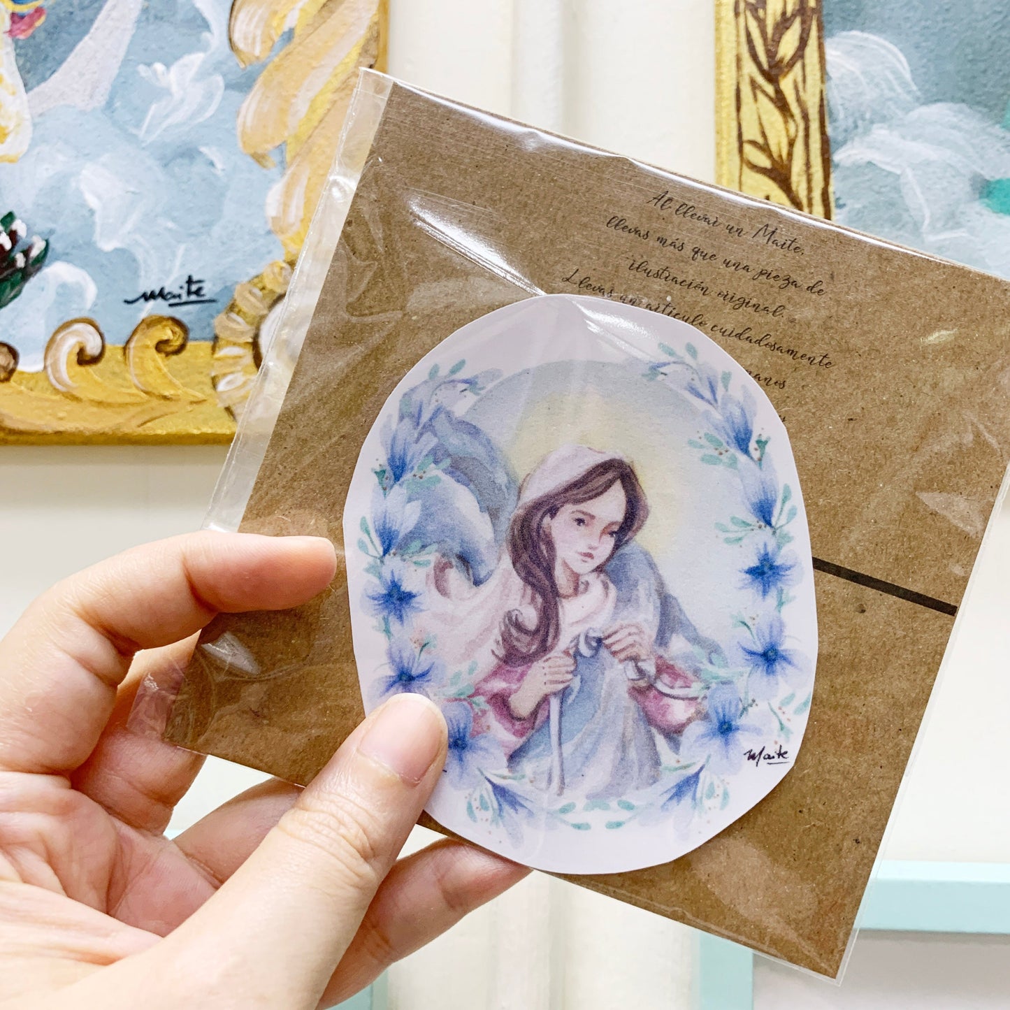 Stickers de Vinil Transparente Grandes - Pack de 3