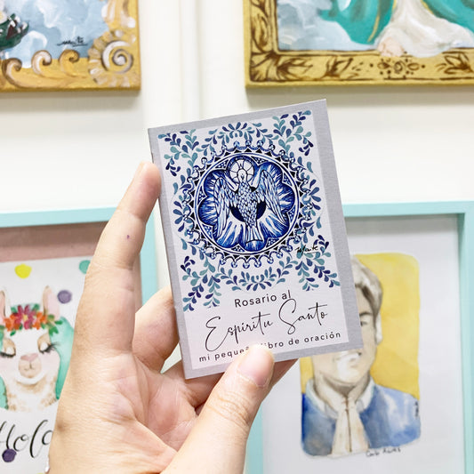 Bajo Pedido - Librito de Rosario al Espíritu Santo - Pack de 10+