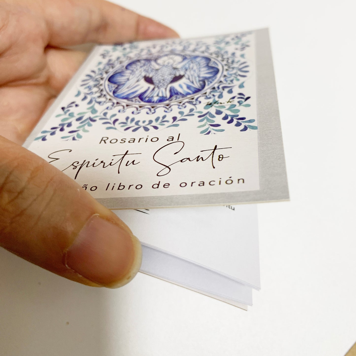 Bajo Pedido - Librito de Rosario al Espíritu Santo - Pack de 10+