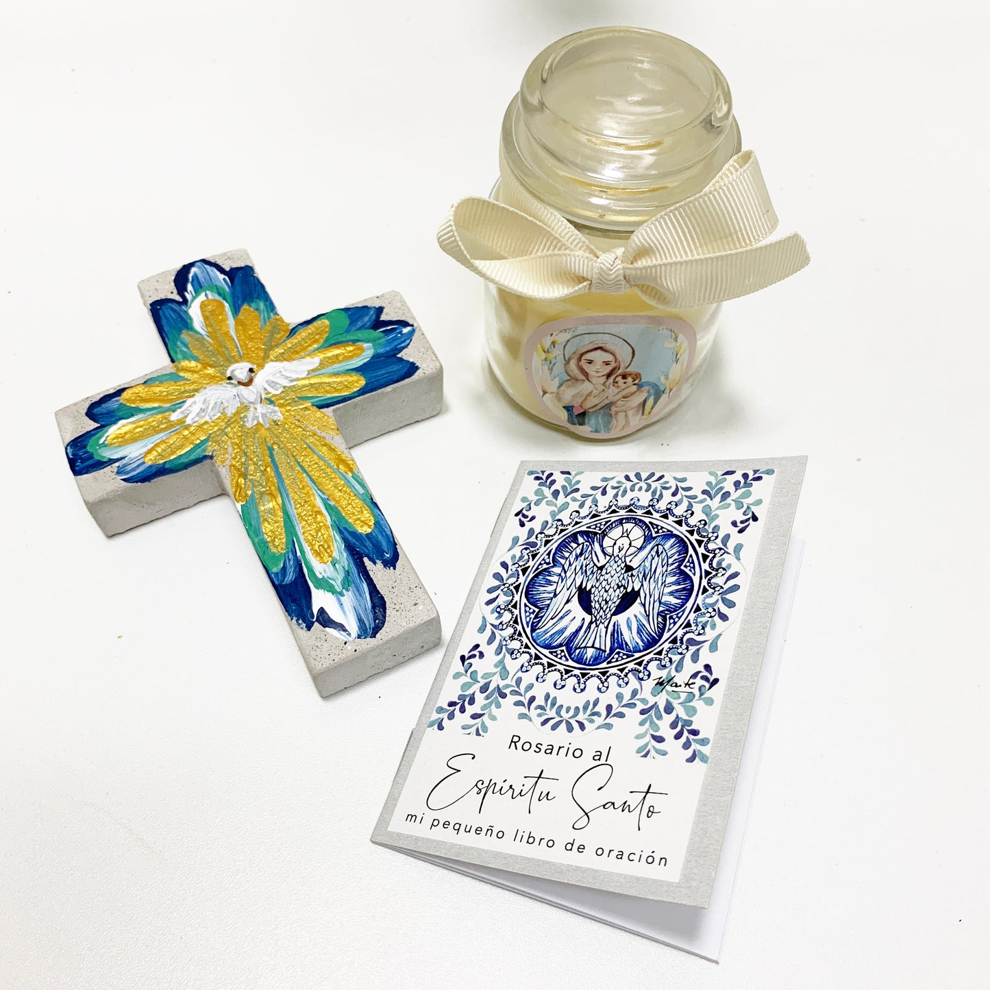 Bajo Pedido - Librito de Rosario al Espíritu Santo - Pack de 10+