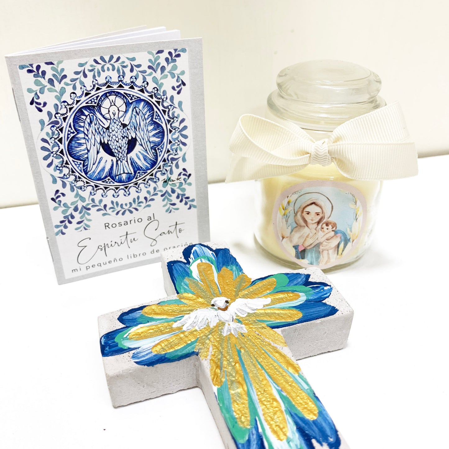 Bajo Pedido - Librito de Rosario al Espíritu Santo - Pack de 10+