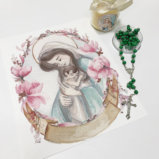 Lámina de la Virgen de la Alegría - Print - Maria Mírame