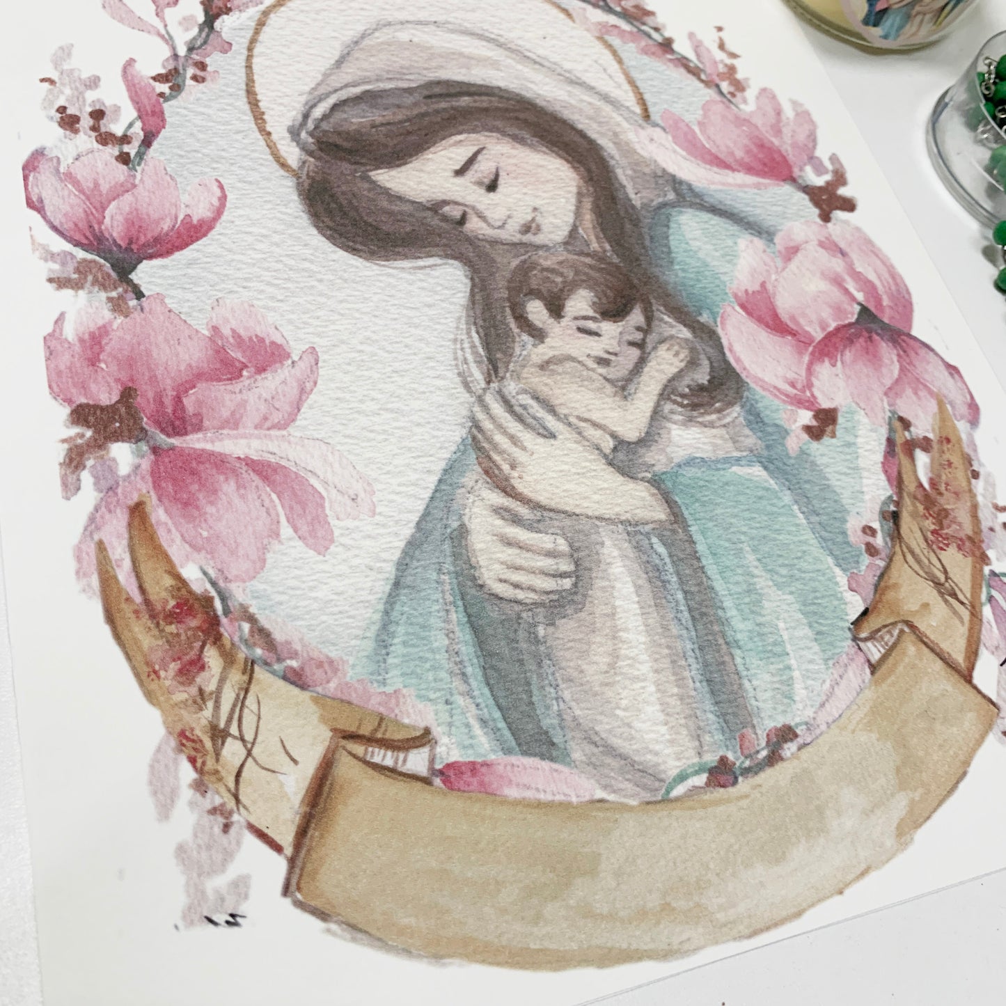 Lámina de la Virgen de la Alegría - Print - Maria Mírame