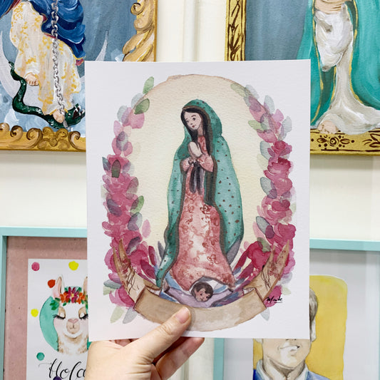 Lámina de la Virgen de Guadalupe - Print - Maria Mírame