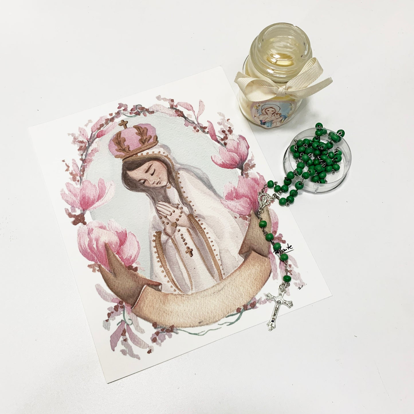 Lámina de Nuestra Señora de Fátima - Print - Maria Mírame