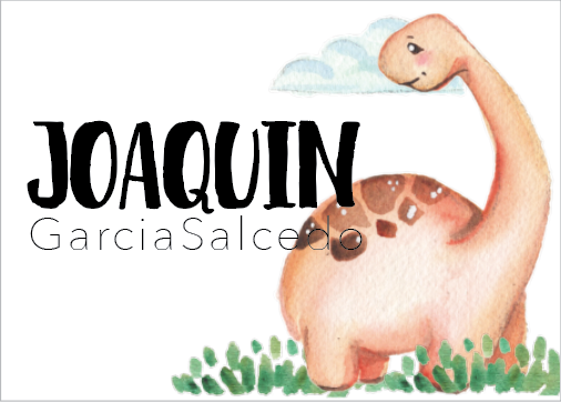 Bajo pedido - Tarjetas con Nombres - Pack de 12 +