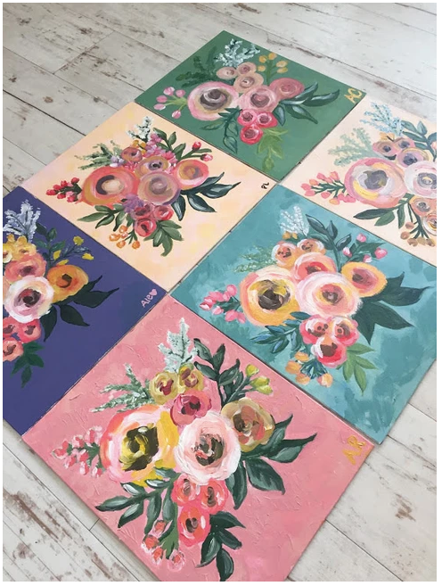 Rosas - Videos tutoriales en Acrilico - Wander Art