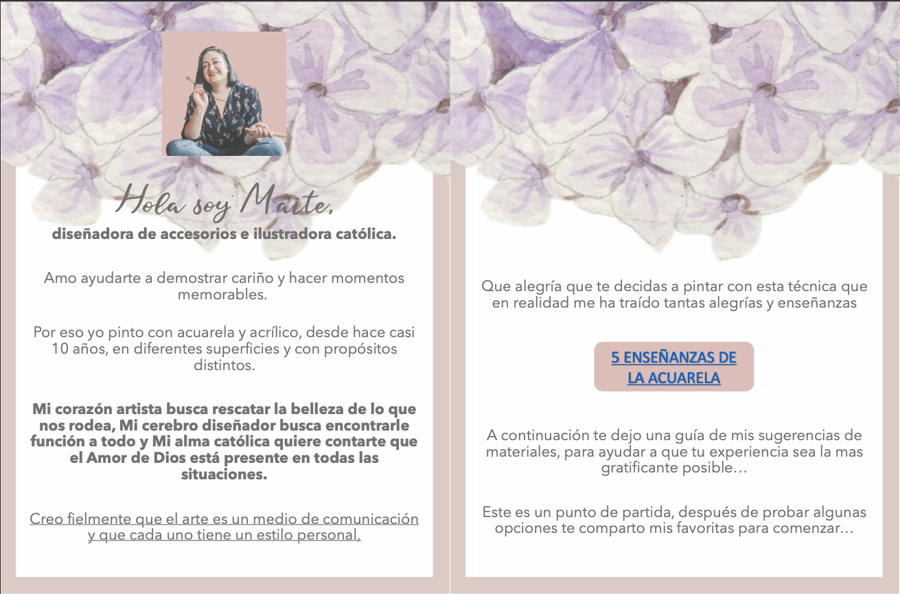 E-Book - Guía materiales para iniciar en acuarela