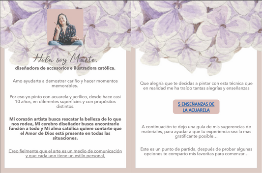 E-Book - Guía materiales para iniciar en acuarela