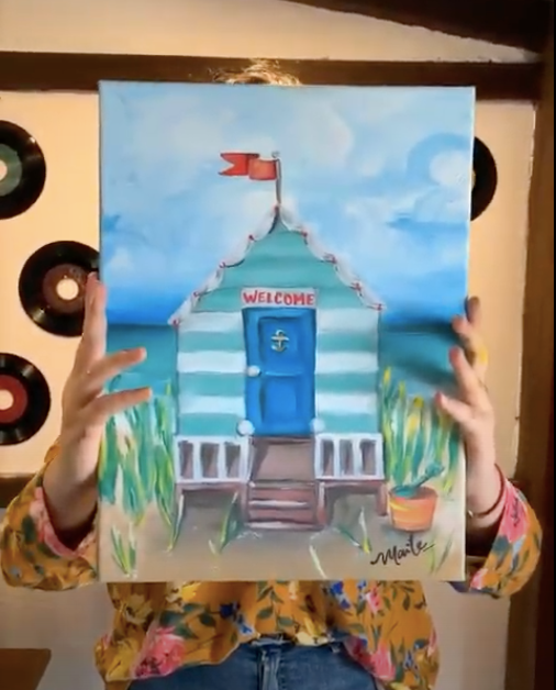 Casita Playera - Videos tutoriales en Acrilico - Wander Art