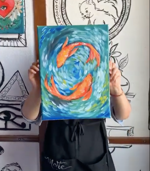 Peces - Videos tutoriales en Acrilico - Wander Art