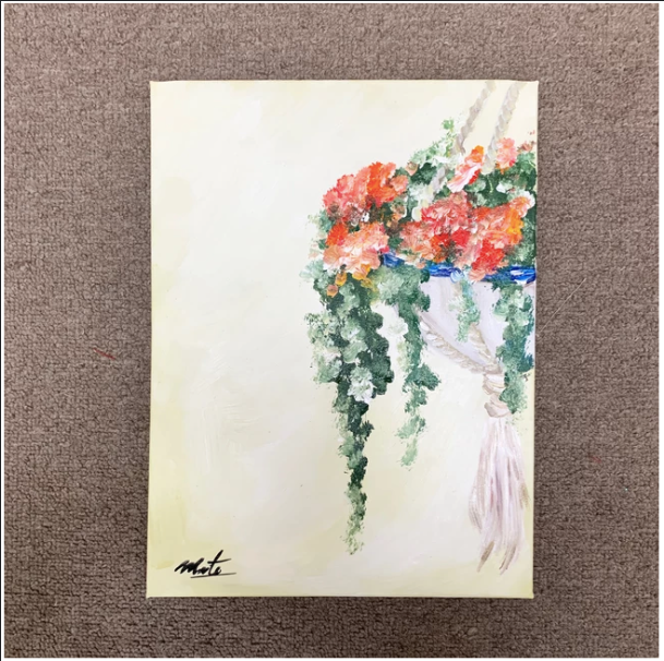 Flores Colgantes - Videos tutoriales en Acrilico - Wander Art