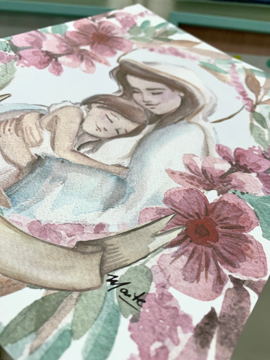 Lámina María Abrázame - Print