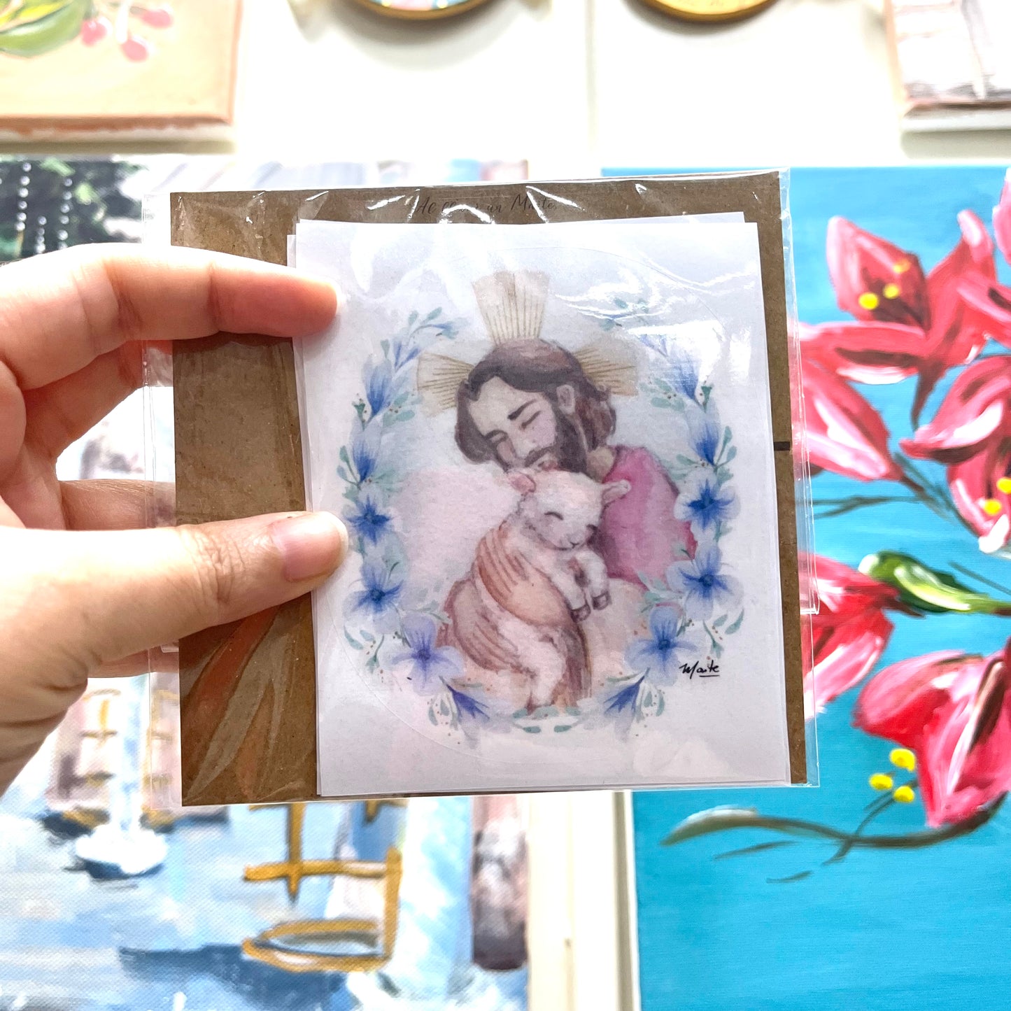 Stickers de Vinil Transparente Grandes - Pack de 3