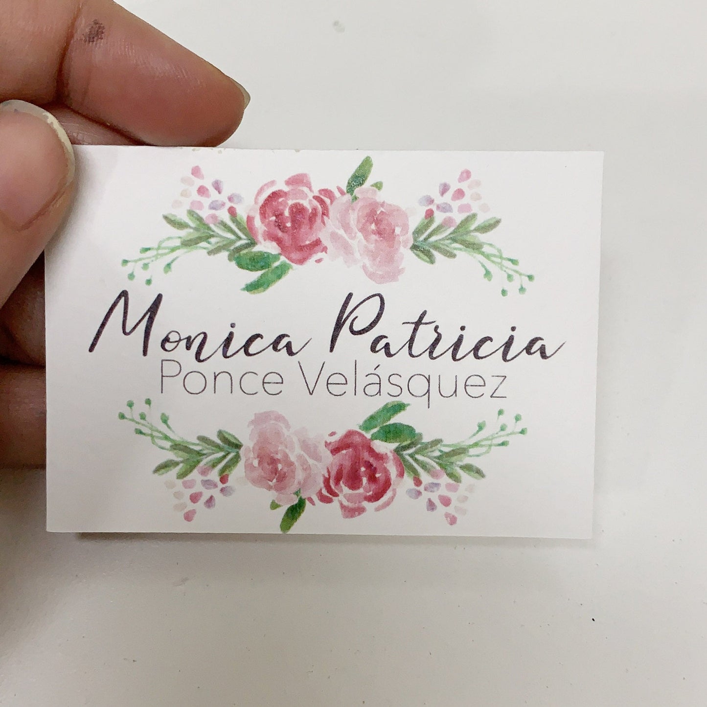 Bajo Pedido - Tarjetas Pequeñas Personalizadas - Pack x 10 +