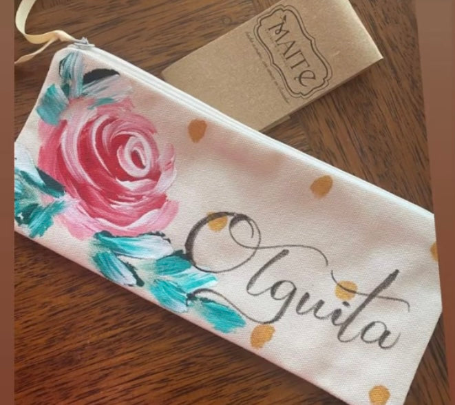 Cartuchera - Rosas