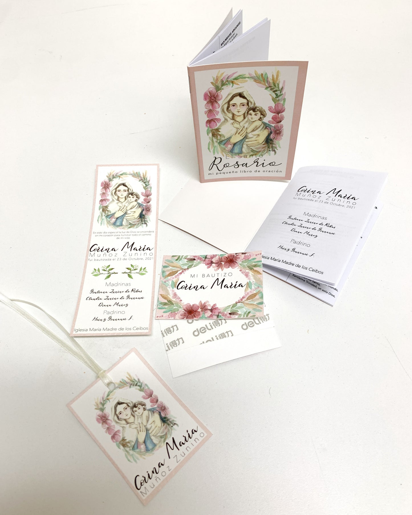 Bajo pedido - Tarjetas con Nombres - Pack de 12 +