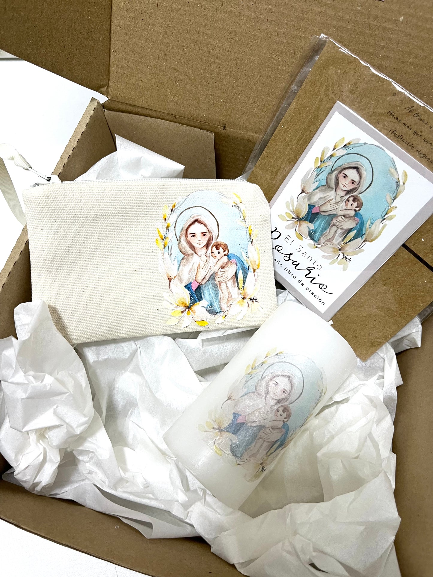 Cajita de Fe Rosas a María - Edición Limitada - Gift Box del Rosario