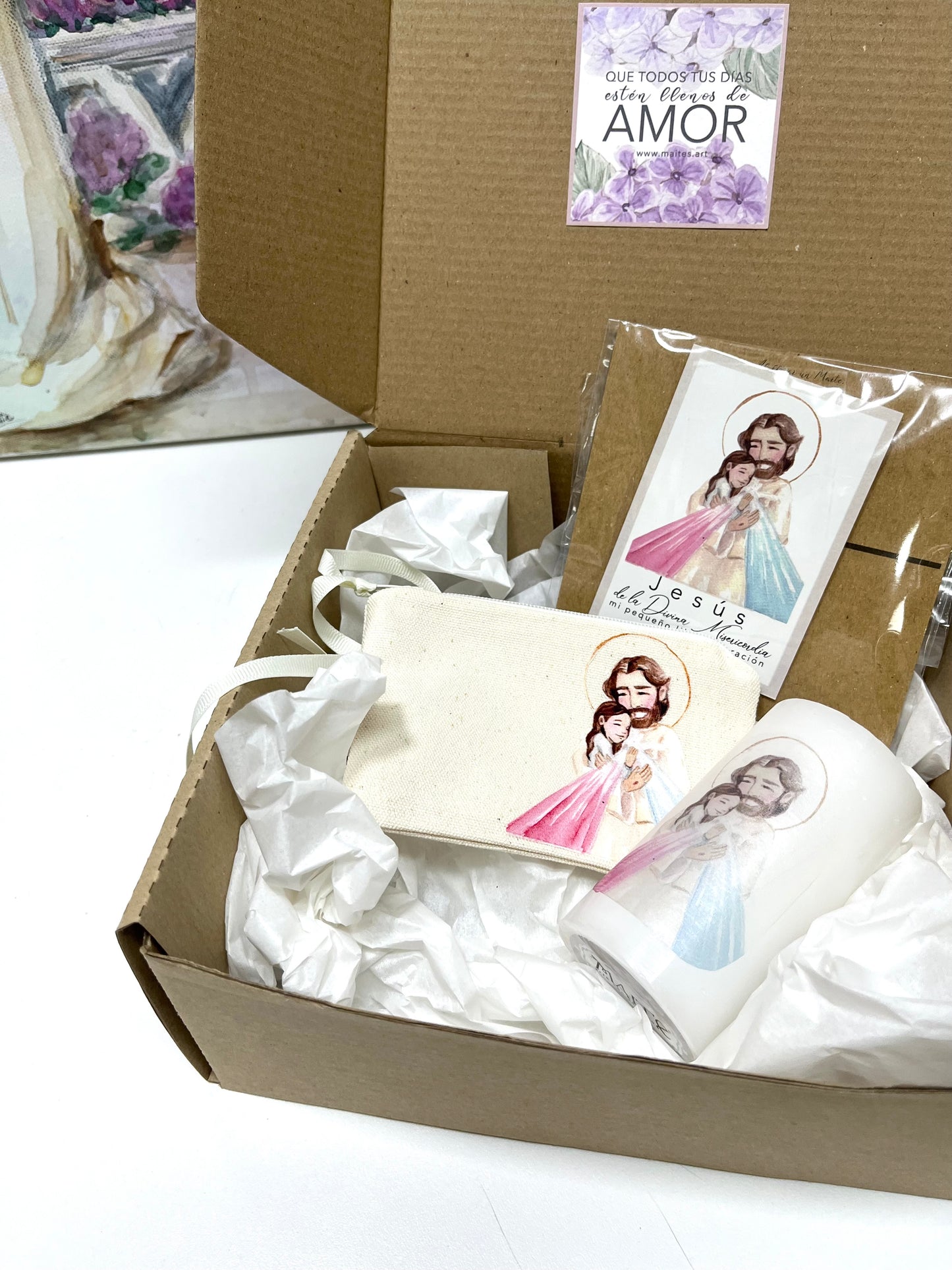 Cajita de Fe - Coronilla de la Divina Misericordia - Gift Box