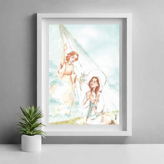 Lámina Anunciación del Angel a María  - Print