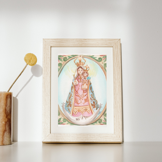 Lámina Virgen Virgen del Quinche  - Print