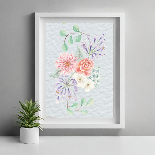 Lámina Bouquet de flores - Print
