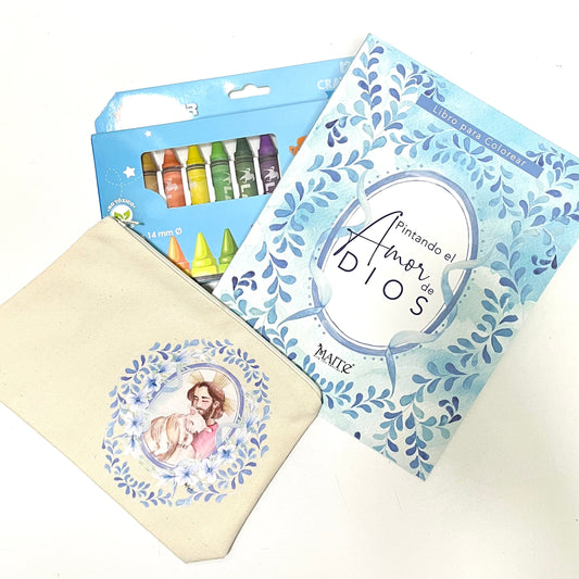 Cajita de Fe - Libro para colorear - Gift Box