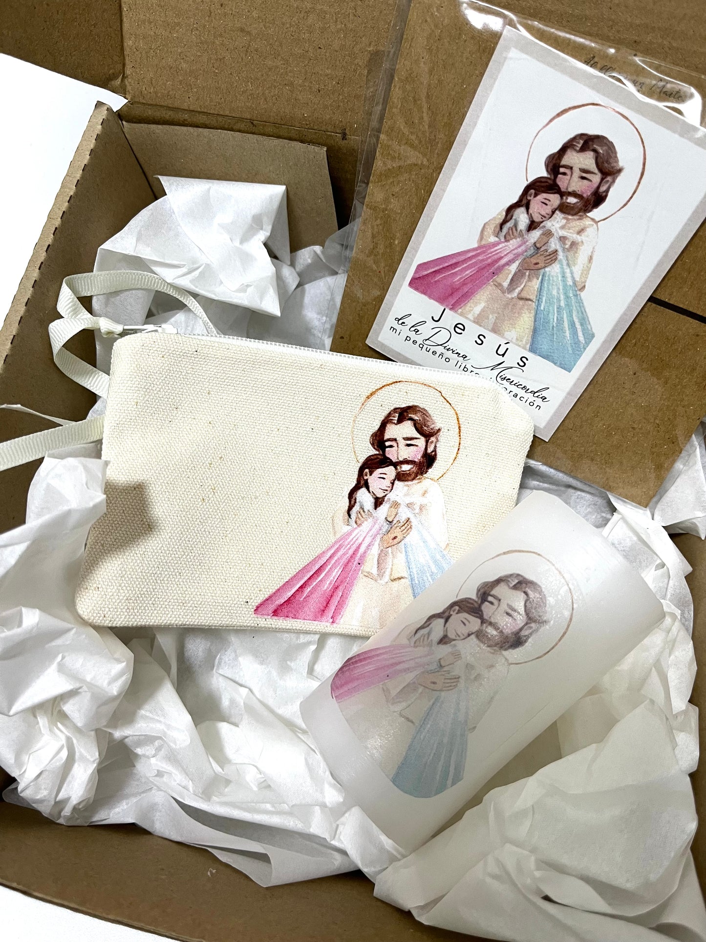 Cajita de Fe - Coronilla de la Divina Misericordia - Gift Box