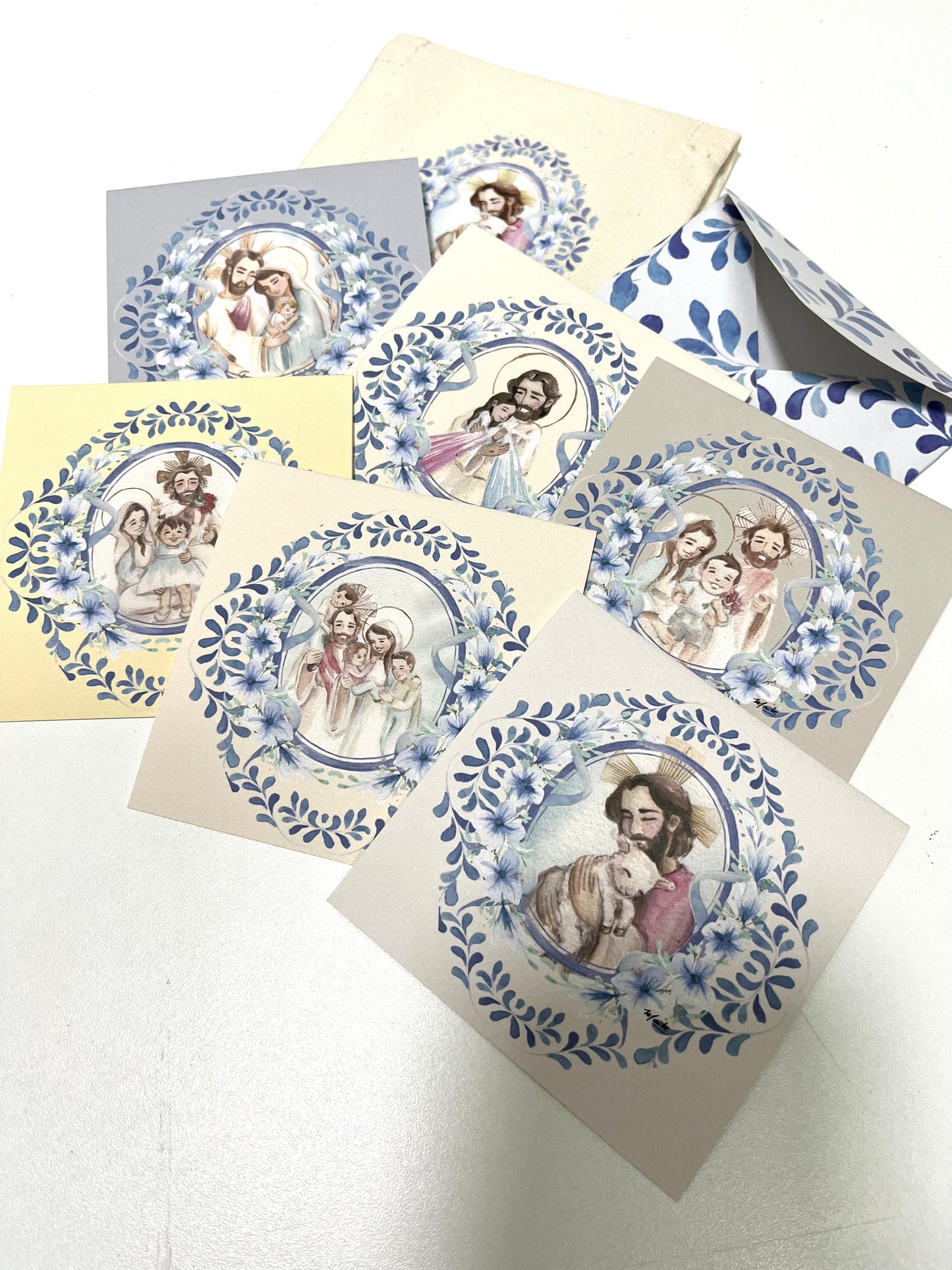 Jesus Buen Pastor  - Set de 12 Tarjetas con Sobre