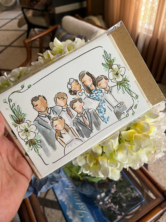 Bajo Pedido - Ilustración Faceless - Invitados