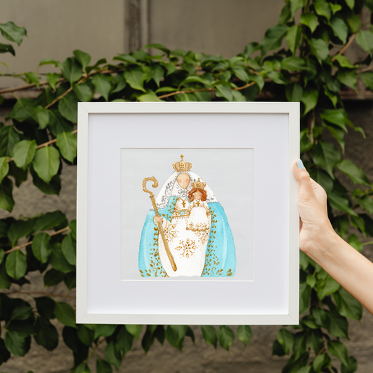 Lámina Virgen del Buen Suceso - Cuadrado - Print
