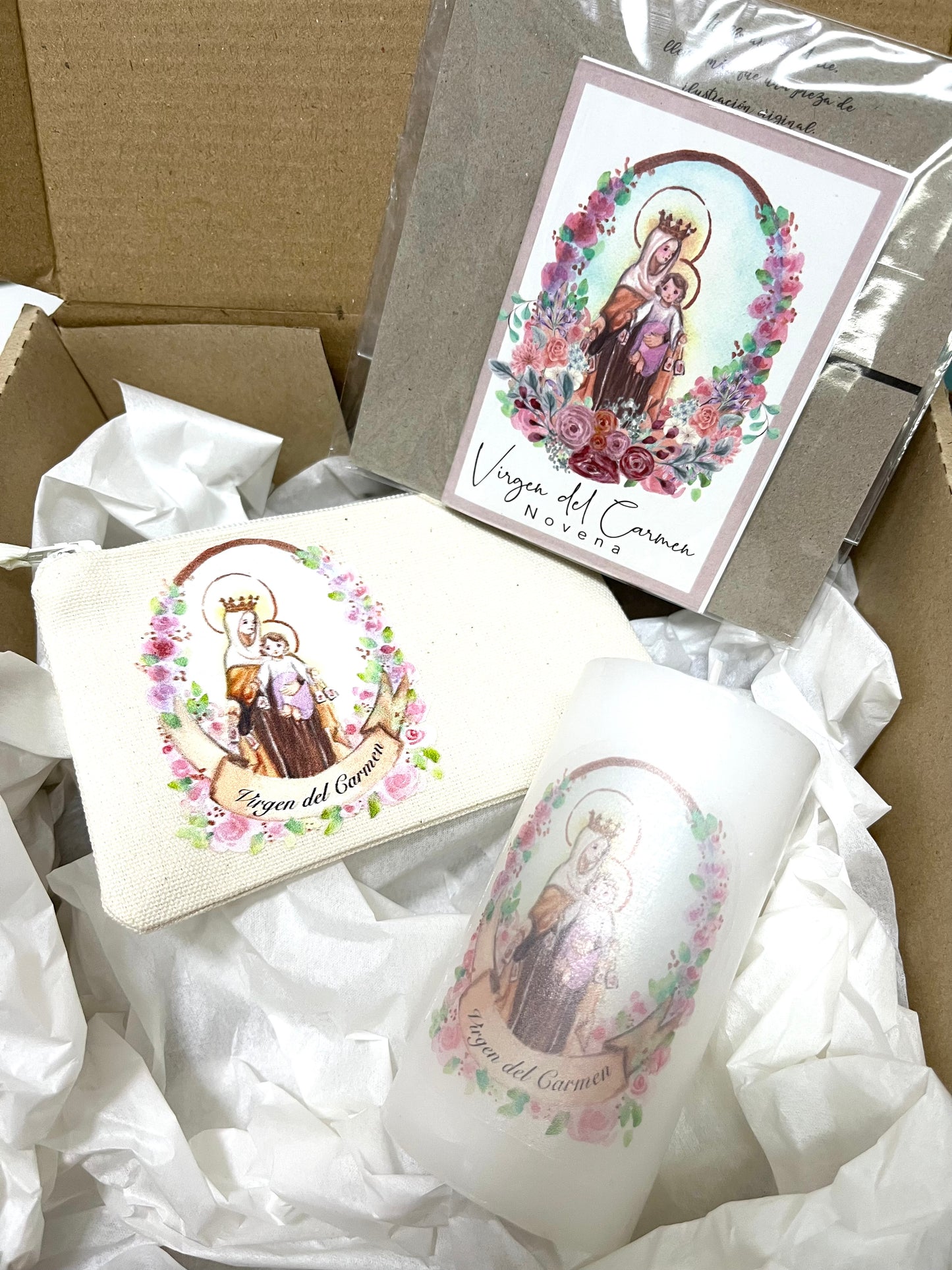 Cajita de Fe - Novena a la Virgen del Carmen - Gift Box