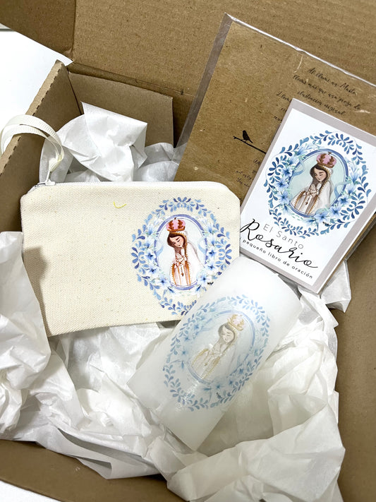 Cajita de Fe Rosas a María - Edición Limitada - Gift Box del Rosario