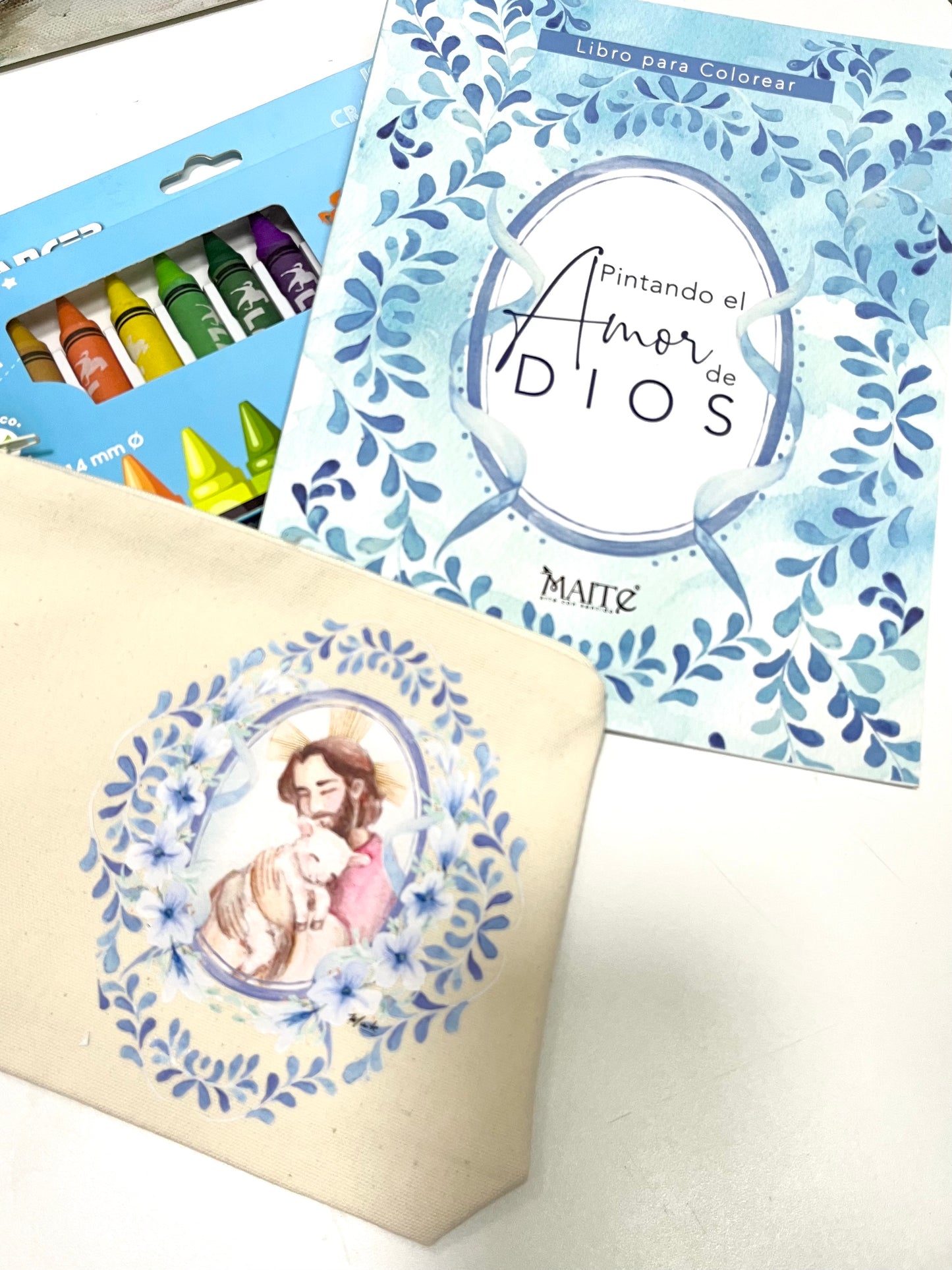 Cajita de Fe - Libro para colorear - Gift Box