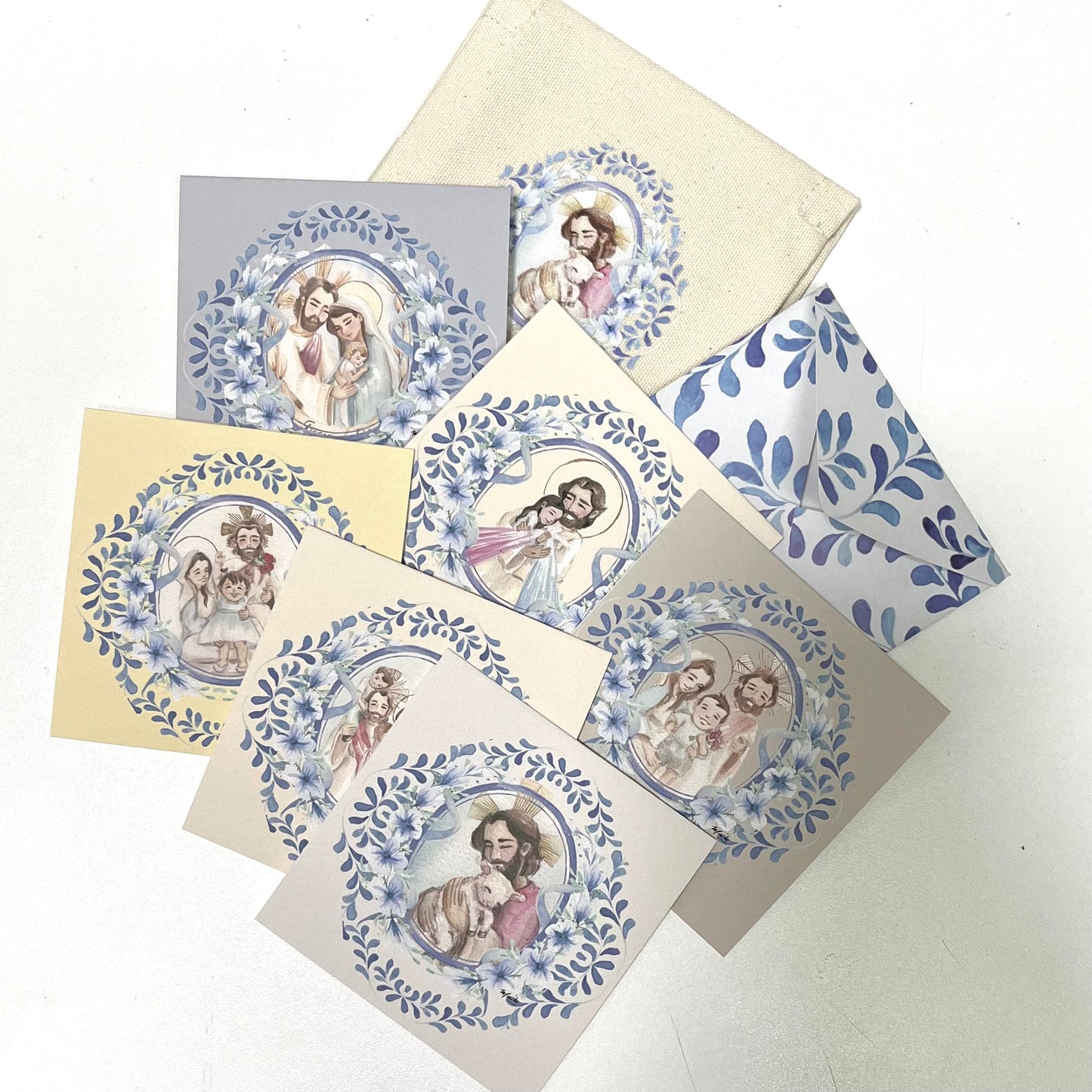 Jesus Buen Pastor  - Set de 12 Tarjetas con Sobre