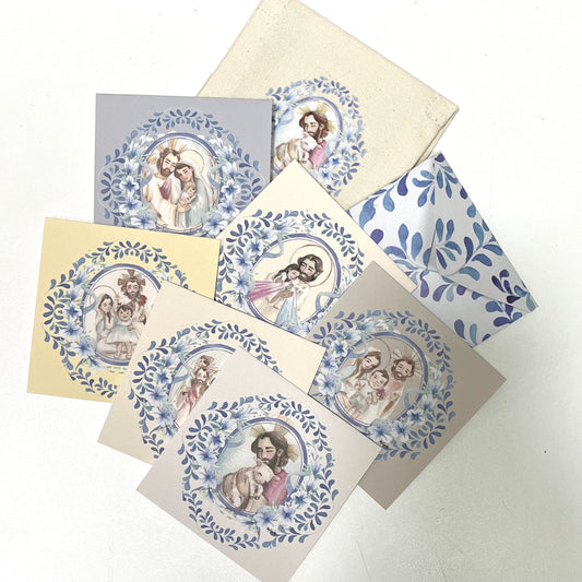 Jesus Buen Pastor  - Set de 12 Tarjetas con Sobre