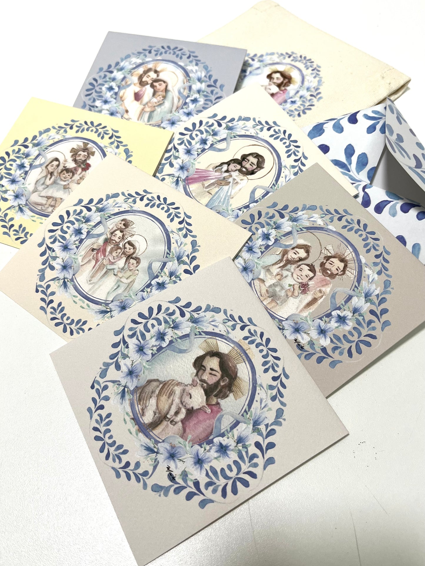 Jesus Buen Pastor  - Set de 12 Tarjetas con Sobre