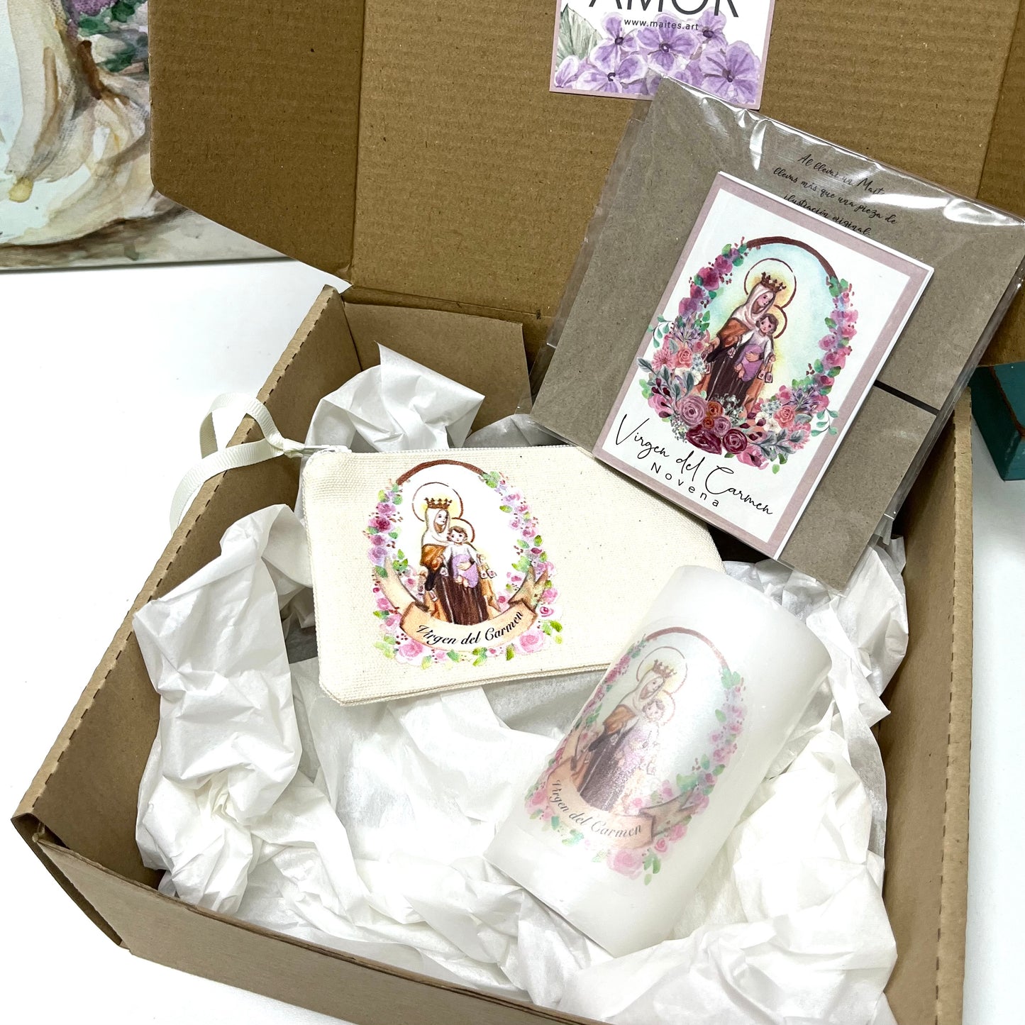 Cajita de Fe - Novena a la Virgen del Carmen - Gift Box