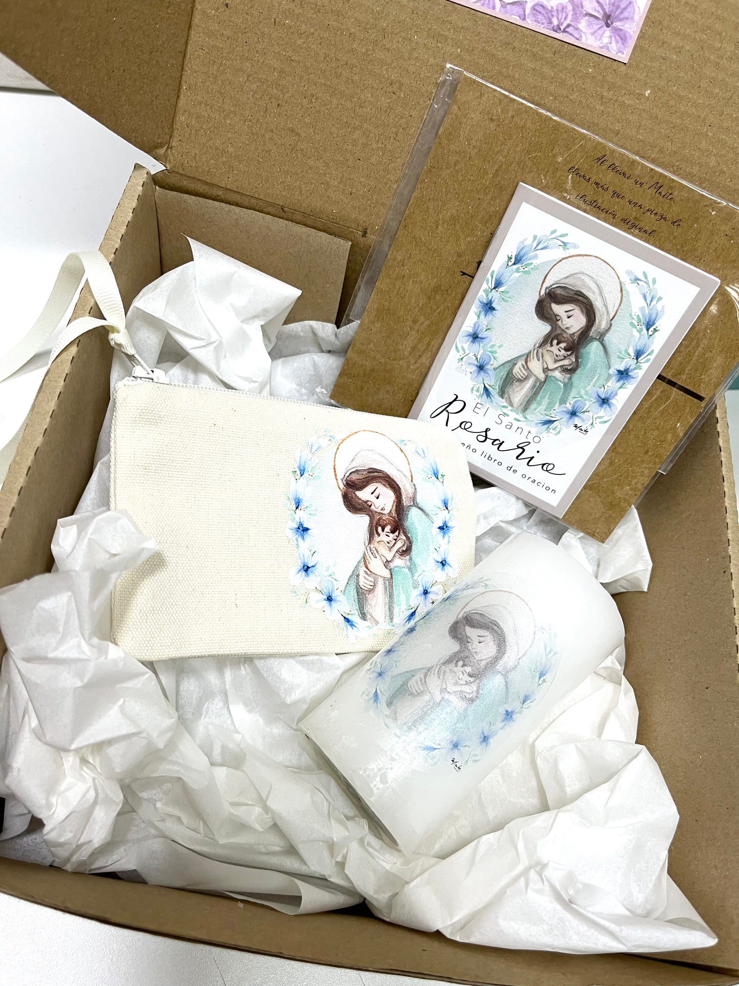 Cajita de Fe Rosas a María - Edición Limitada - Gift Box del Rosario