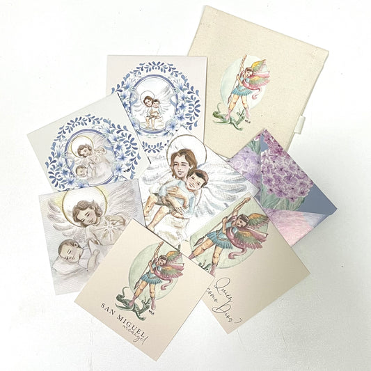 San Miguel Arcangel  - Set de 12 Tarjetas con Sobre